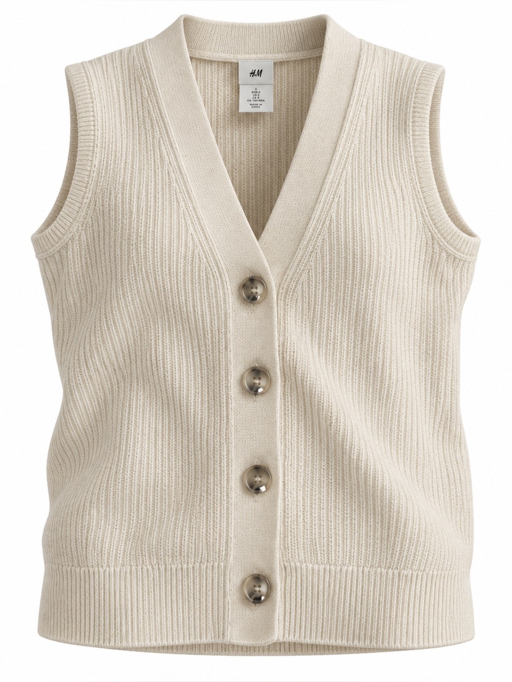 H&M Cream Knit Cardigan